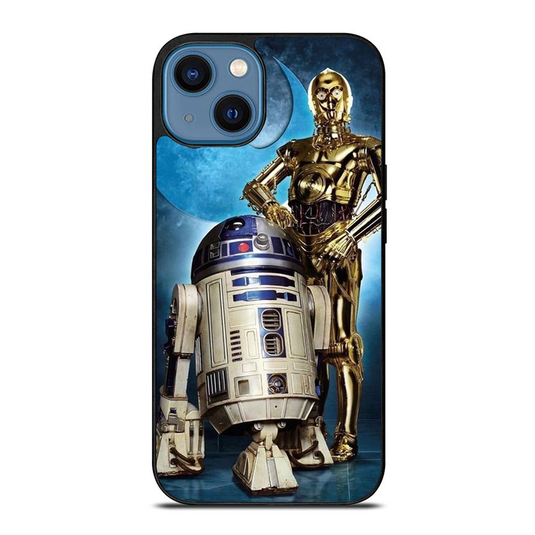 DROID 3-CPO AND R2-D2 STAR WARS.jpg iPhone 14 Case