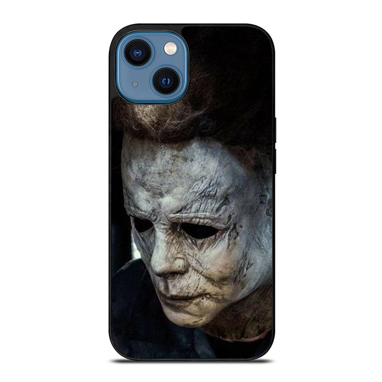 FACE OF MICHAEL MYERS HALLOWEEN.jpg iPhone 14 Case