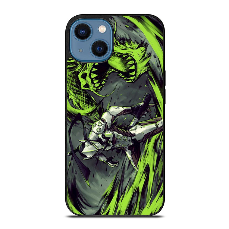 GENJI OVERWATCH DRAGON 3.jpg iPhone 14 Case