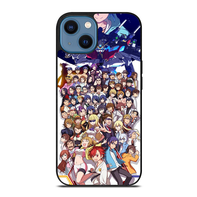 GUNDAM BUILD FIGHTER CHARACTER.jpg iPhone 14 Case