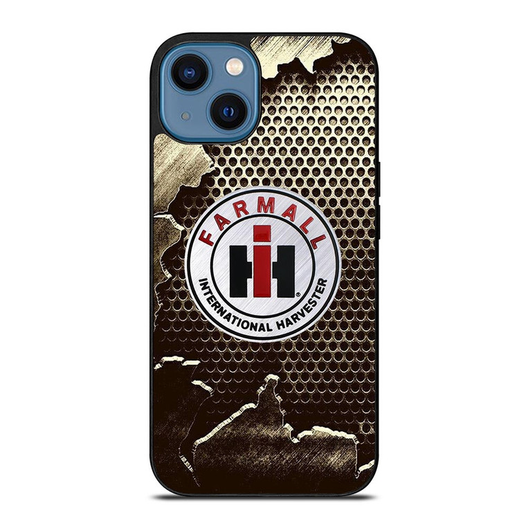 INTERNATIONAL HARVESTER FARMALL METAL LOGO.jpg iPhone 14 Case