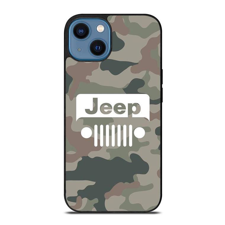JEEP CAMO LOGO.jpg iPhone 14 Case