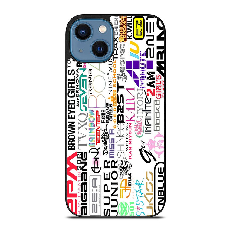 KPOP ALL BAND.jpg iPhone 14 Case