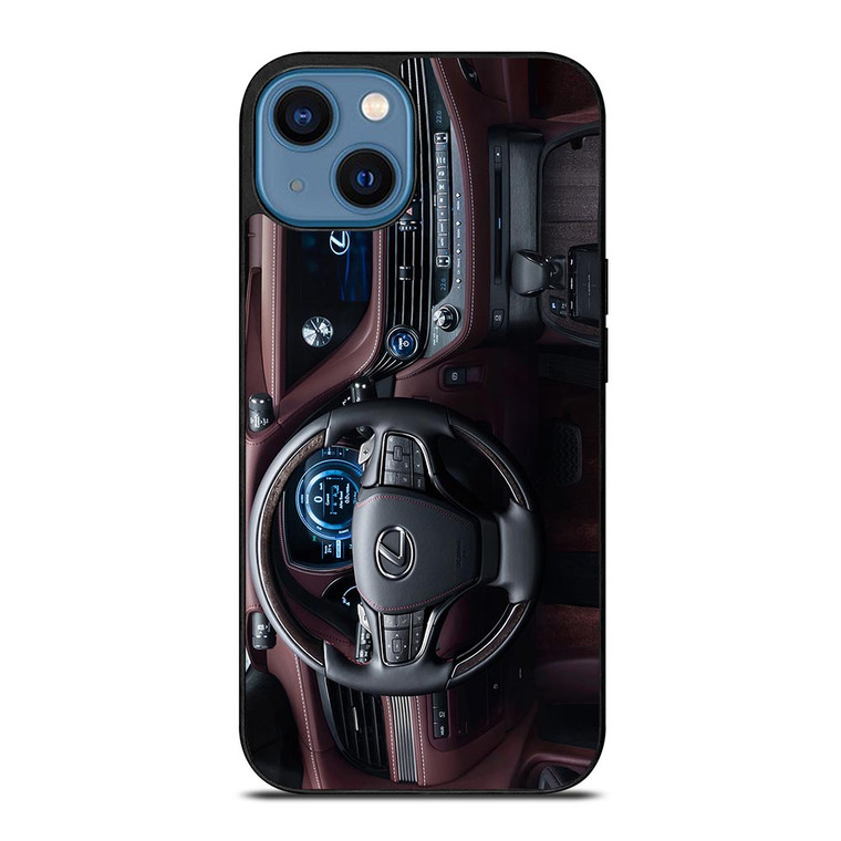 LEXUS WHEEL DASHBOARD.jpg iPhone 14 Case