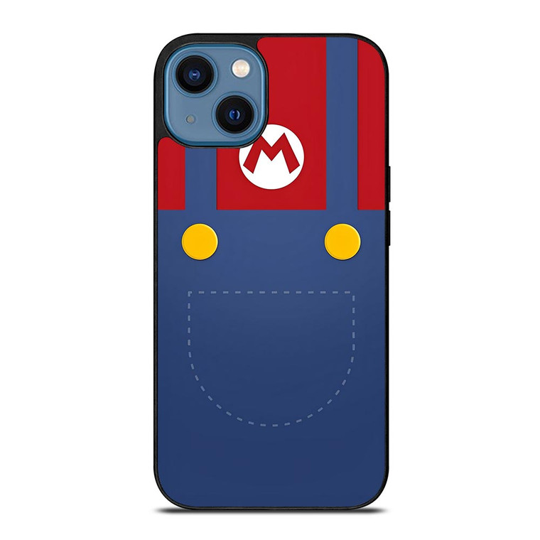 MARIO BROSS NINTENDO CLOTHING CUTE.jpg iPhone 14 Case