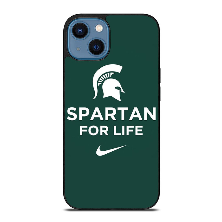 MICHIGAN STATE SPARTAN FOR LIFE.jpg iPhone 14 Case