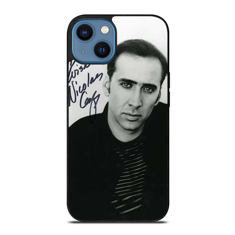 NICOLAS CAGE SIGNATURE.jpg iPhone 14 Case