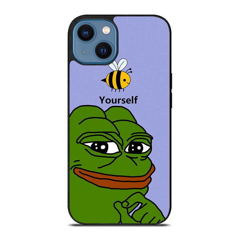 PEPE THE SMUG FROG.jpg iPhone 14 Case