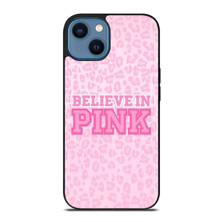 PINK NATION LEOPARD PATTERN.jpg iPhone 14 Case