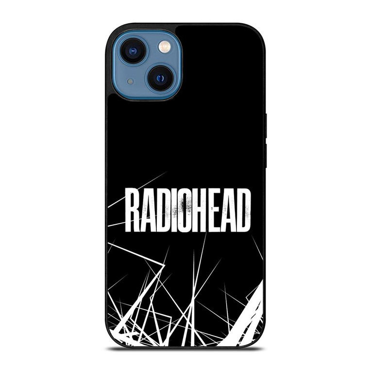 RADIOHEAD ROCK BAND LOGO BLACK.jpg iPhone 14 Case