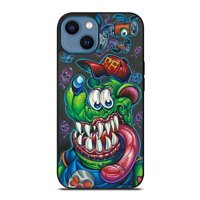RAT FINK STINKY MONKEY.jpg iPhone 14 Case