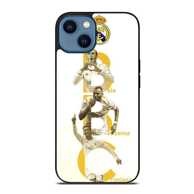 REAL MADRID TRIO BBC.jpg iPhone 14 Case