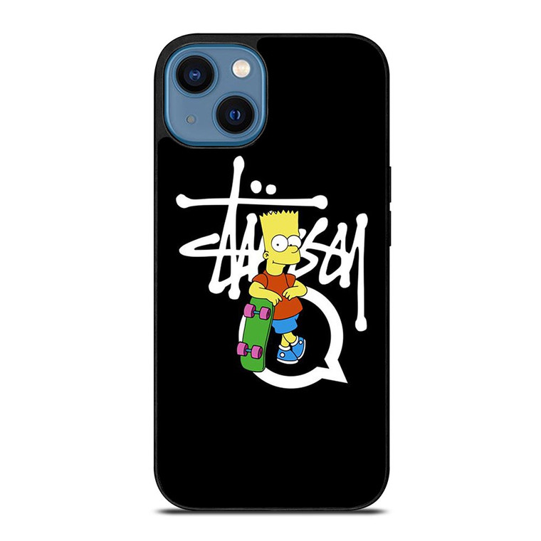 STUSSY BART SIMSON.jpg iPhone 14 Case