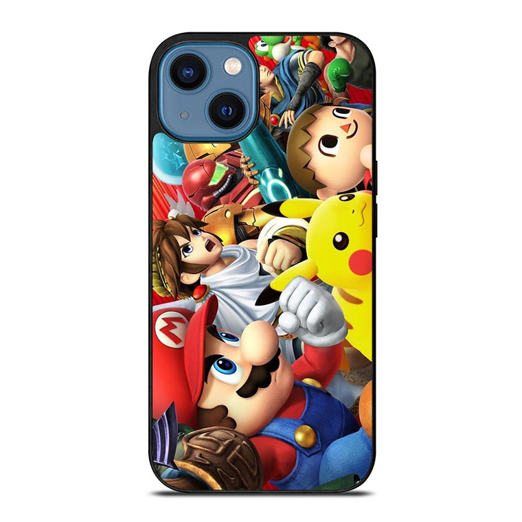 SUPER SMASH BROSS ALL STAR.jpg iPhone 14 Case
