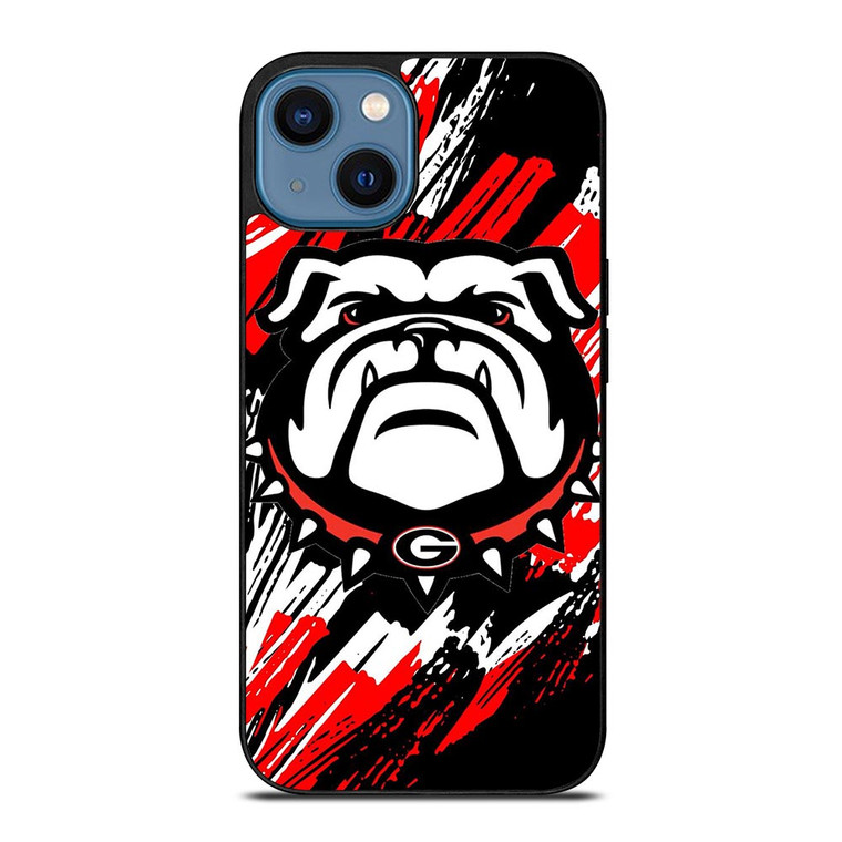 UGA UNIVERSITY OF GEORGIA BULLDOGS LOGO.jpg iPhone 14 Case