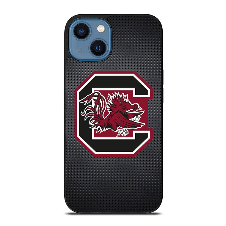 UNIVERSITY FOOTBALL SOUTH CAROLINA GAMECOCKS LOGO.jpg iPhone 14 Case