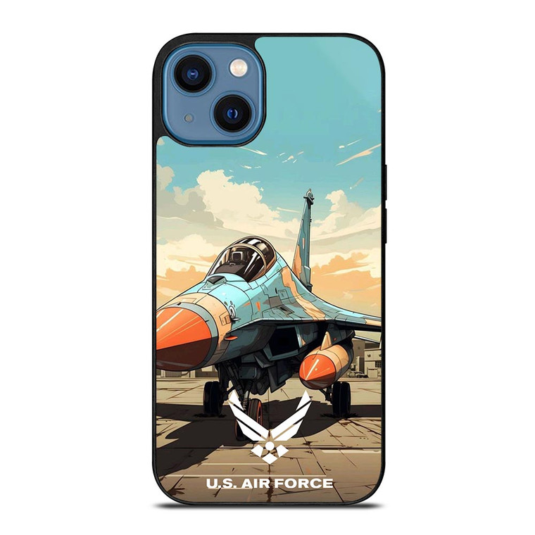 US AIR FORCE FIGHTER PLANE.jpg iPhone 14 Case