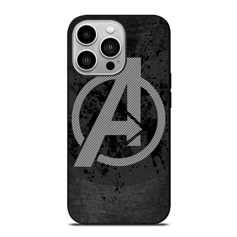 AVENGERS LOGO GRAY iPhone 14 Pro Case