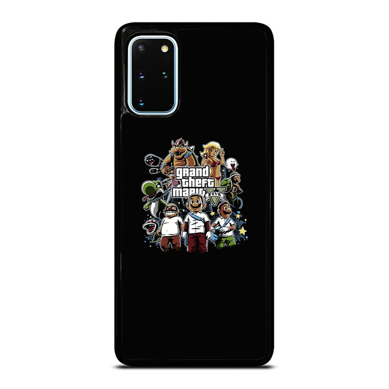 GRAND THEFT FIVE GTA 5 MARIO BROSS Samsung Galaxy S20 Plus Case