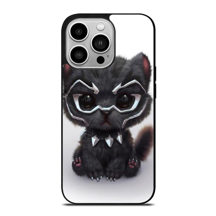 BLACK PANTHER CUTE CAT iPhone 14 Pro Case