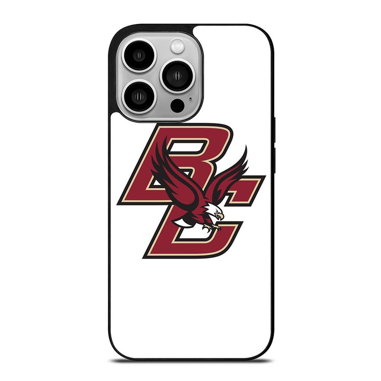 BOSTON COLLEGE EAGLES HOCKEY UNIVERSITY TEAM LOGO iPhone 14 Pro Case