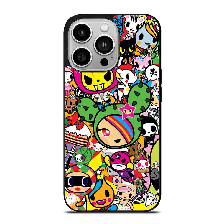 DONUTELLA UNICORNO TOKIDOKI COLLAGE iPhone 14 Pro Case