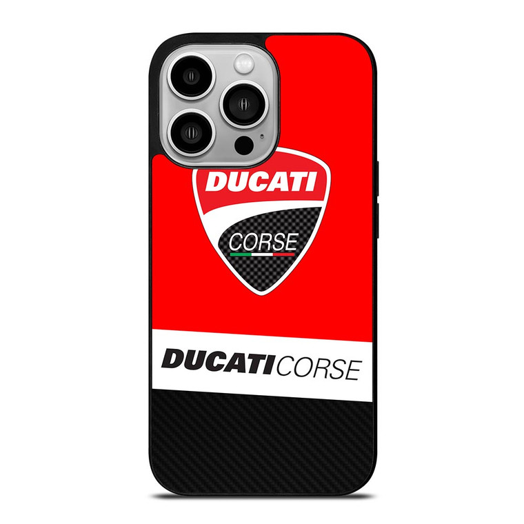 DUCATI CORSE MOTO LOGO iPhone 14 Pro Case