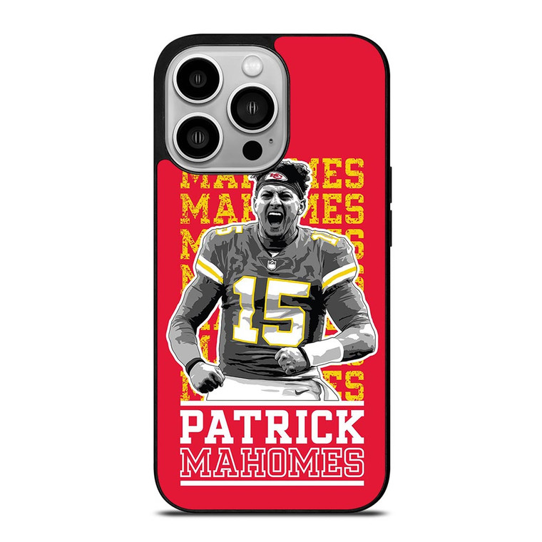 KANSAS CITY CHIEFS PATRICK MAHOMES 15 iPhone 14 Pro Case