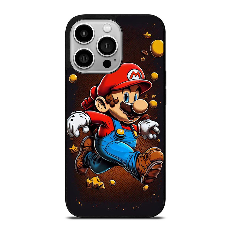 MARIO BROSS GAME CARTOON iPhone 14 Pro Case