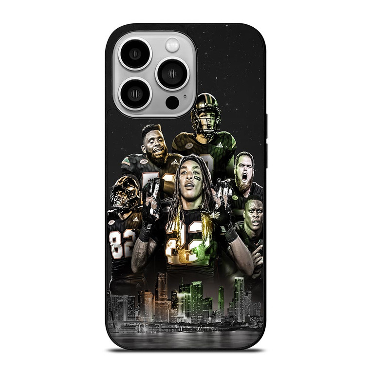 MIAMI HURRICANES UM iPhone 14 Pro Case
