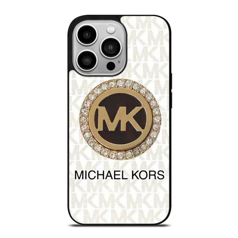 MICHAEL KORS MK LOGO DIAMOND iPhone 14 Pro Case
