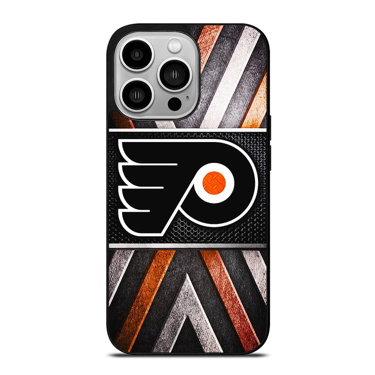 PHILADELPIA FLYERS METAL LOGO iPhone 14 Pro Case