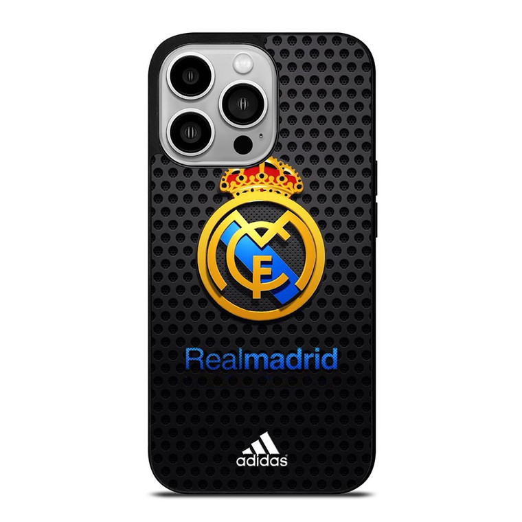 REAL MADRID FC METAL LOGO iPhone 14 Pro Case