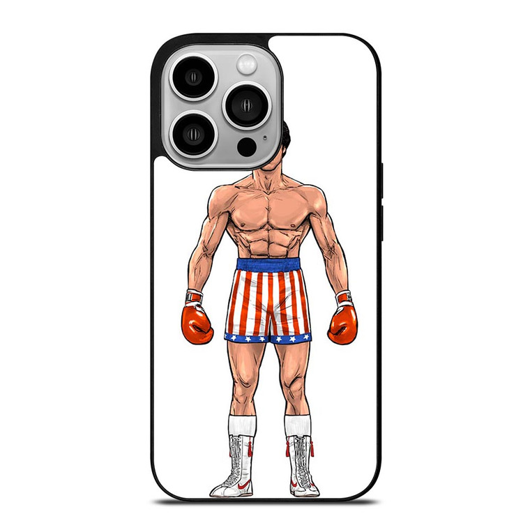 ROCKY BALBOA CARTOON iPhone 14 Pro Case