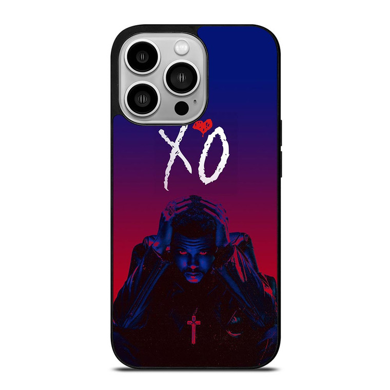 THE WEEKND XO LOGO RED BLUE iPhone 14 Pro Case