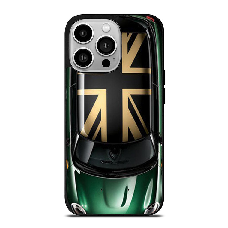 UNIONS JACK MINI COOPER GREEN iPhone 14 Pro Case