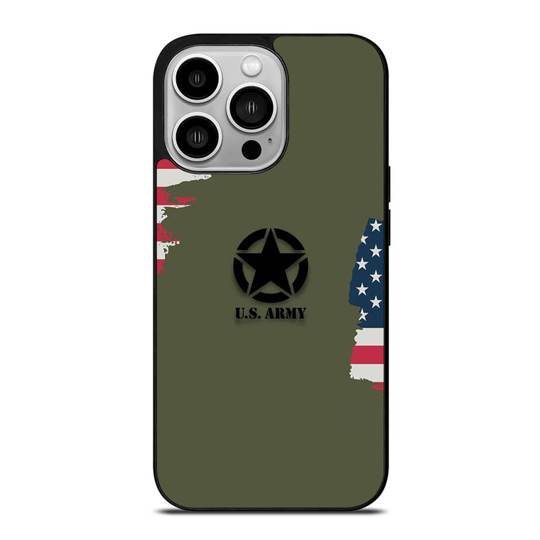 US ARMY EMBLEM FLAG iPhone 14 Pro Case