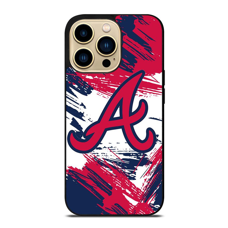 ATLANTA BRAVES LOGO BASEBALL TEAM ICON iPhone 14 Pro Max Case