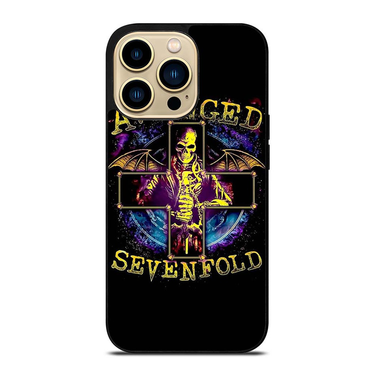 AVENGED SEVENFOLD BAND LOGO SKULL iPhone 14 Pro Max Case