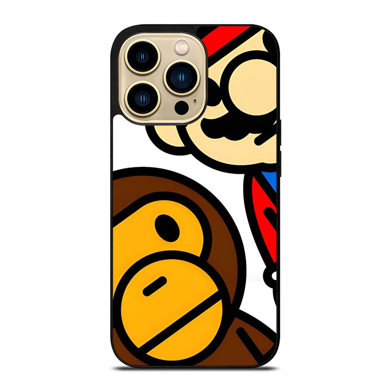 BABY MILO BATHING APE MARIO BROSS iPhone 14 Pro Max Case