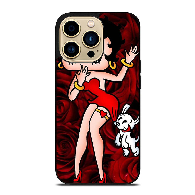 BETTY BOOP AND DOG iPhone 14 Pro Max Case
