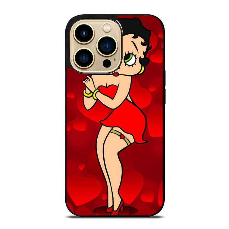 BETTY BOOP CARTOON LOVE iPhone 14 Pro Max Case