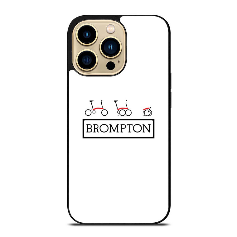 BROMPTON FOLDED BIKE LOGO 2 iPhone 14 Pro Max Case