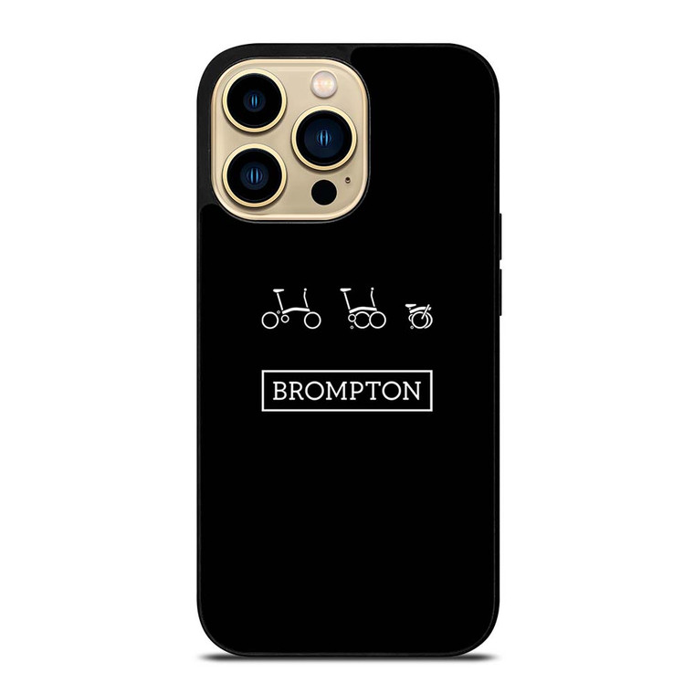 BROMPTON FOLDED BIKE LOGO iPhone 14 Pro Max Case