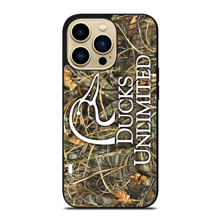 DUCKS UNLIMITED WETLANDS WATERFOWL CAMO iPhone 14 Pro Max Case