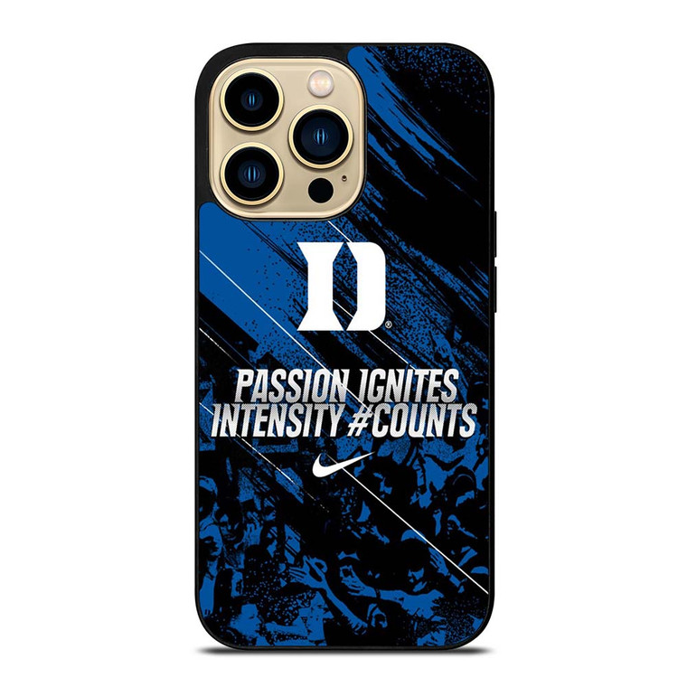 DUKE BLUE DEVILS PASSION IGNITES iPhone 14 Pro Max Case