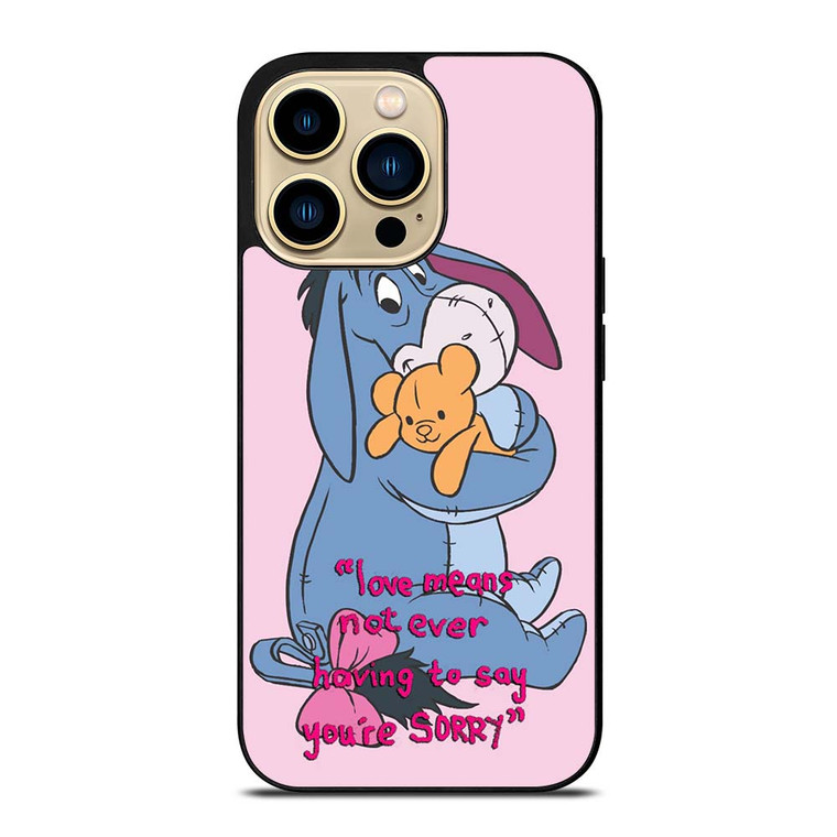 EEYORE DONKEY QUOTES iPhone 14 Pro Max Case