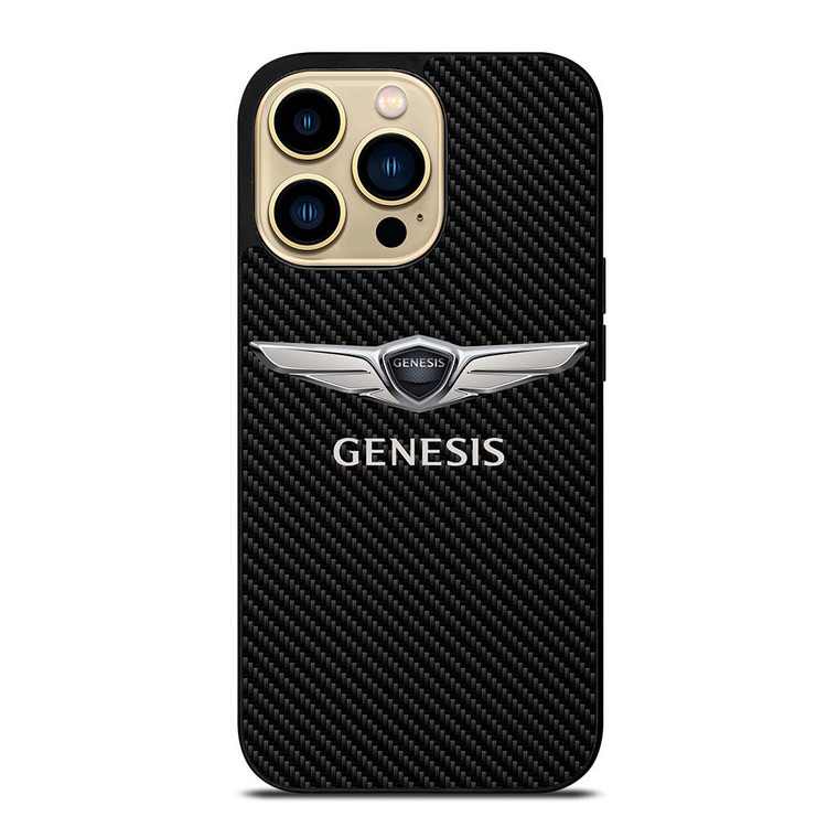 GENESIS CAR LOGO CARBON iPhone 14 Pro Max Case
