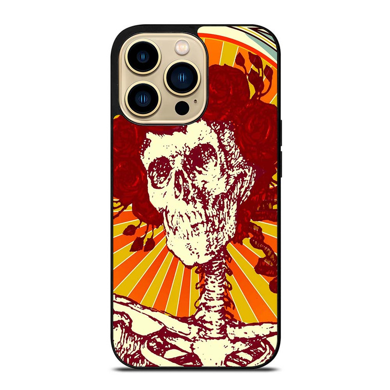 GRATEFUL DEAD SKULL ART iPhone 14 Pro Max Case
