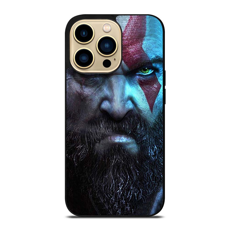 KRATOS FACE GOD OF WAR RAGNAROK iPhone 14 Pro Max Case